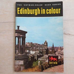Edinburgh in Colour Jarrold Cotman 1965 UK History Photo Guide Book